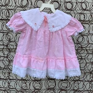 Vintage 90s Winnie the Pooh pink party dress